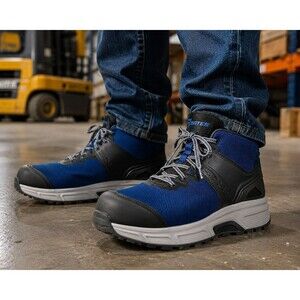 Bates E09262 Men's 11.5 EH Safety Toe Work Boot Blue Black ASTM F2413-18